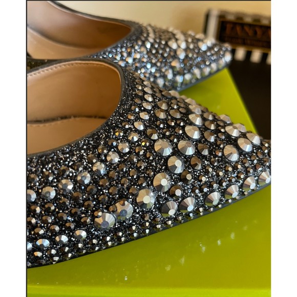 Gianni Bini (Worn ONCE) Mairah Studded Sparkly Heels - Sz 7 - Picture 4 of 12